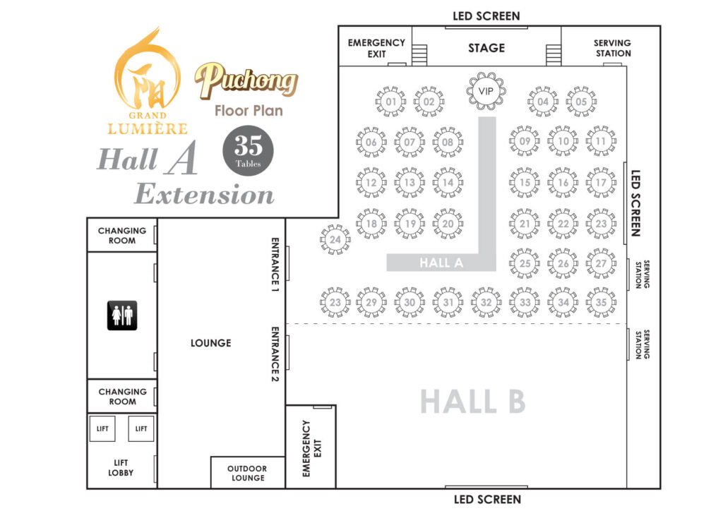 2. Lumiere Puchong Foor Plan 4F-01 hall A extention