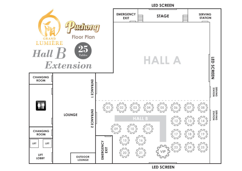 4. Lumiere Puchong Foor Plan 4F-01 hall B Extention